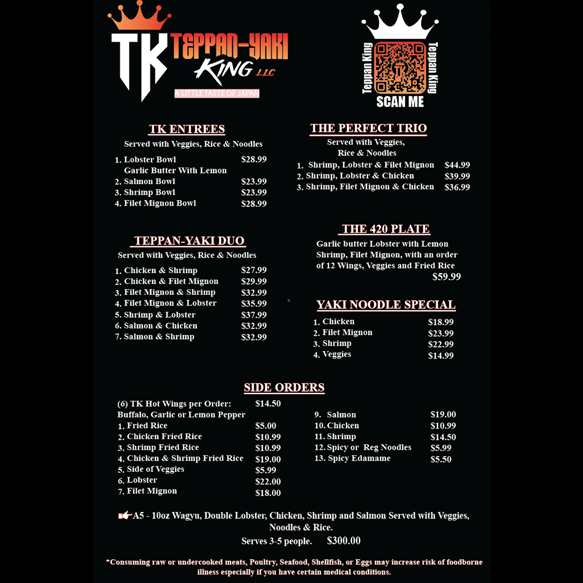 Teppan-Yaki KING